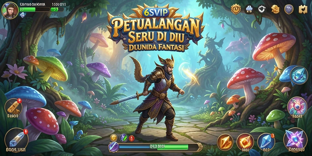 Gameplay seru di dunia petualangan fantastis.