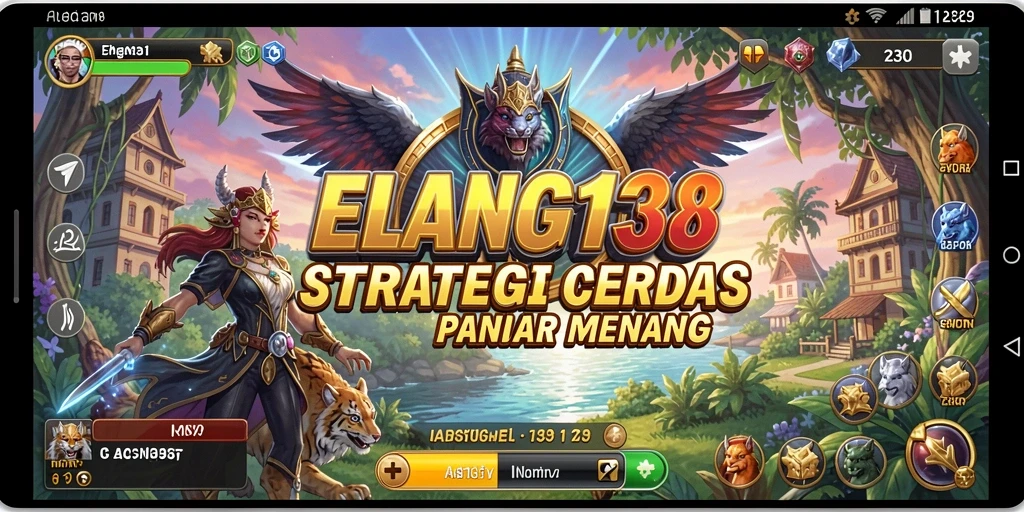 Screenshot gameplay strategi ELANG138 yang menunjukkan pertempuran mendebarkan.