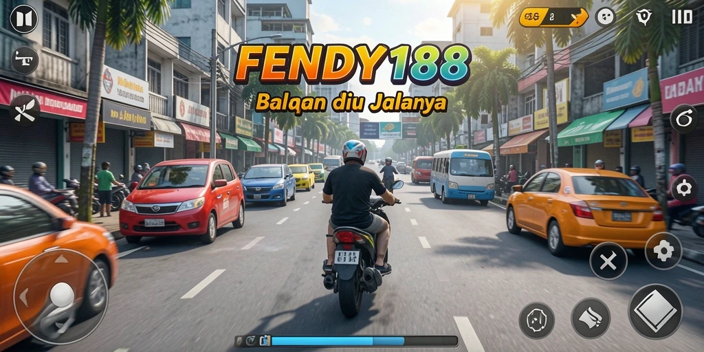 Screenshot FENDY188 menampilkan aksi balapan yang mendebarkan di trek yang menantang.