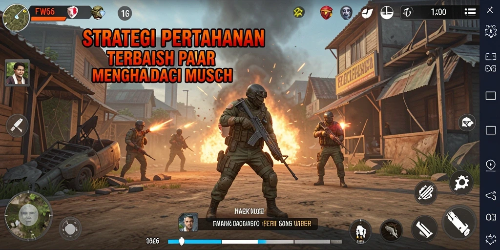 Tampilan gameplay FW66 yang seru di Tower Defense.
