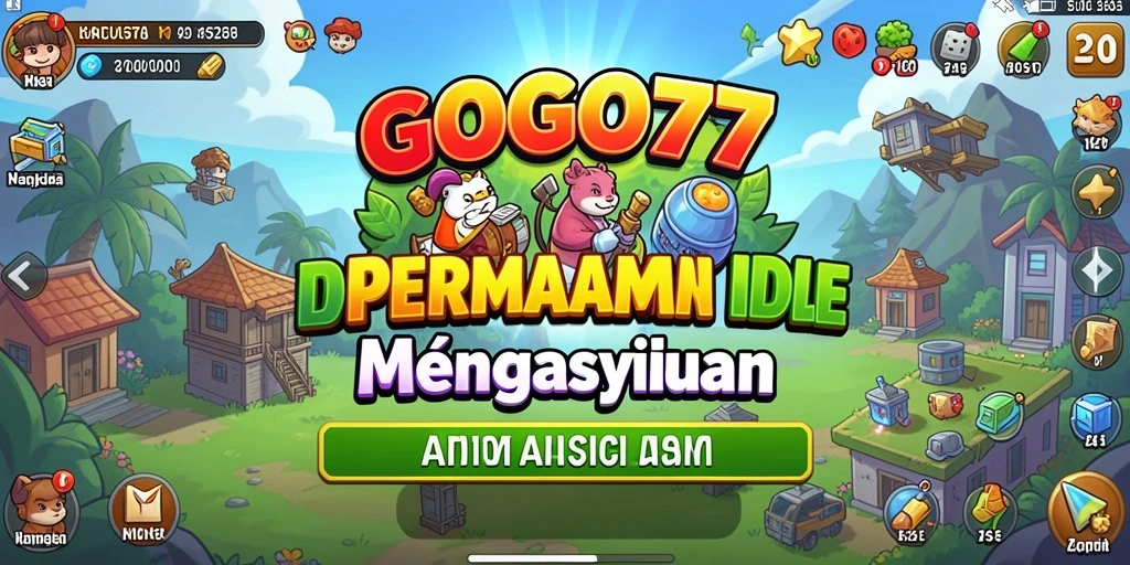 Screenshot GOGO77 menunjukkan karakter beraksi dalam game Idle yang menarik.