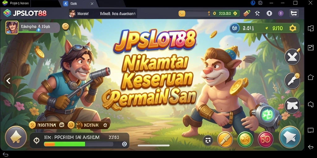 Tampilan permainan slot menarik dari JPSLOT88 dengan banyak pilihan tema.