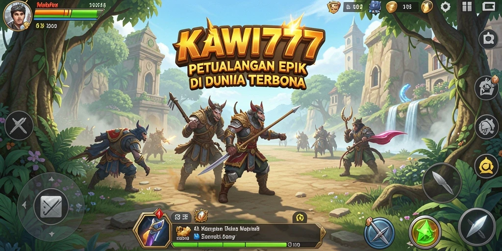 Tampilan gameplay KAWI777 yang menawan di dunia terbuka