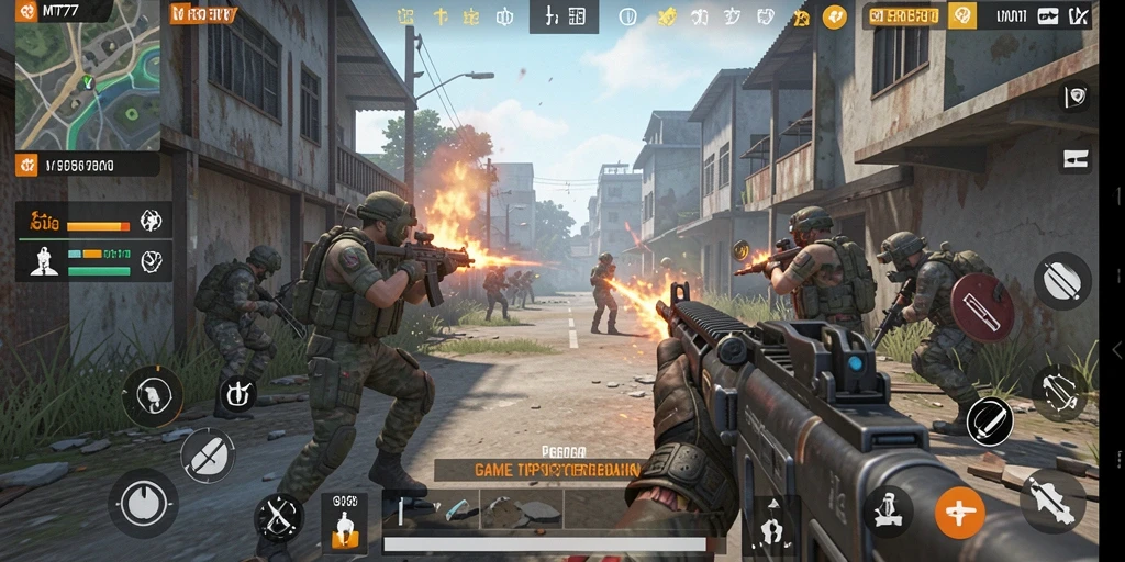 Gameplay seru MT777 dengan aksi pertempuran mendebarkan.