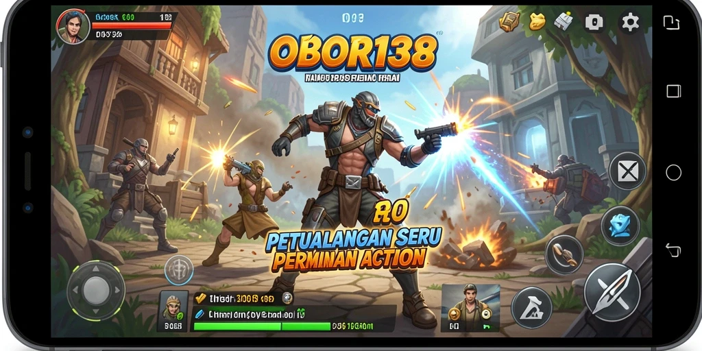 Screenshot utama OBOR138 menampilkan momen aksi mendebarkan dalam permainan.