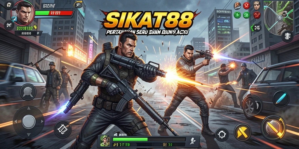 Tampilan gameplay SIKAT88 yang menegangkan dan seru.